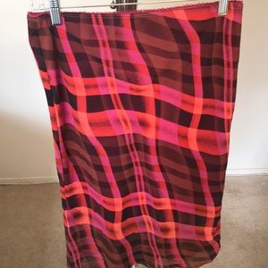 Patterned Chiffon Skirt